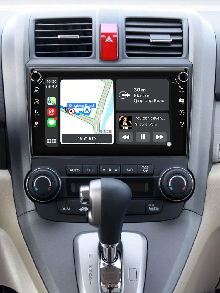 구매 Joying-안드로이드 자동차 라디오 스테레오 8 인치 무선 카플레이, 혼다 CRV 2007-2011 용 지능형 시스템 카플레이, 차량 멀티미디어 플레이어