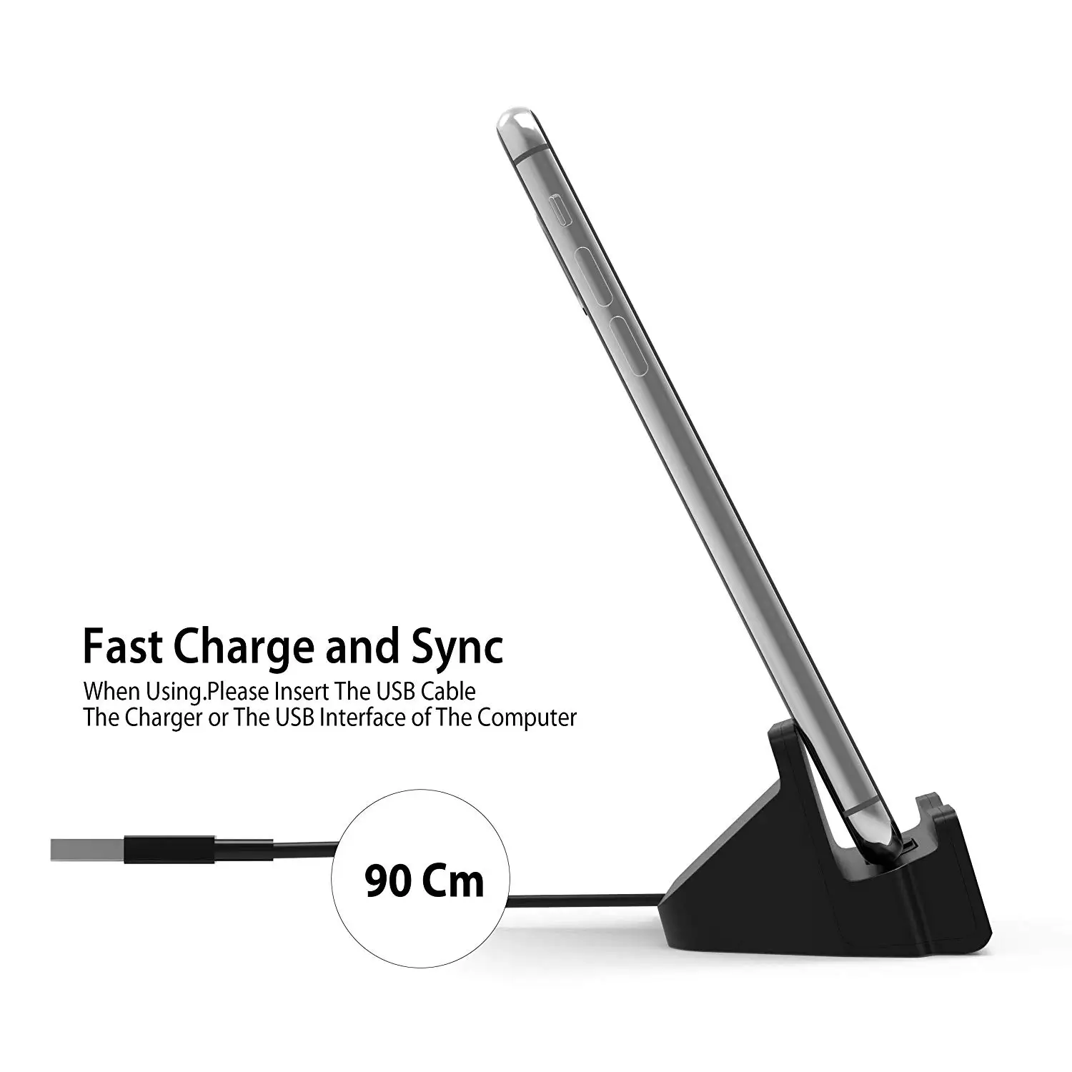 Док-станция LTAO для зарядки телефона с разъемами Lightning Micro-USB Type-C | Мобильные