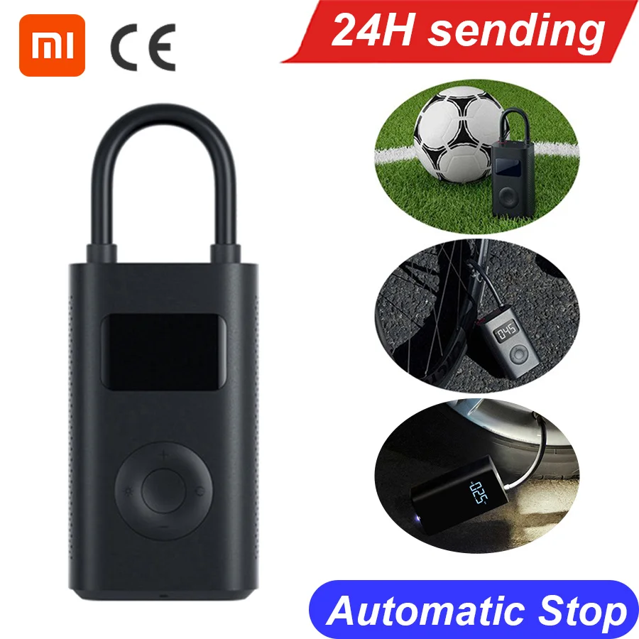 Портативный воздушный насос Xiaomi Mi Mijia цифровой компрессор датчик давления в