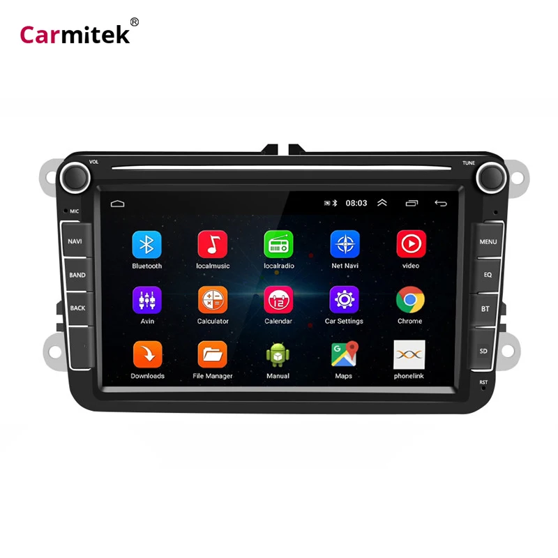 2 Din автомагнитола gps навигация Мультимедиа для VW POLO PASSAT B5 B6 Golf 5 Octavia SEAT LEON Tiguan Touran Jetta School Rapid