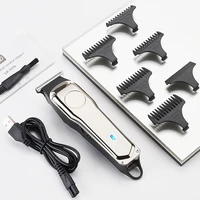 hair clipper maquina de cortar cabello cordless or corded use turbocharged motor adjust professional barber tool