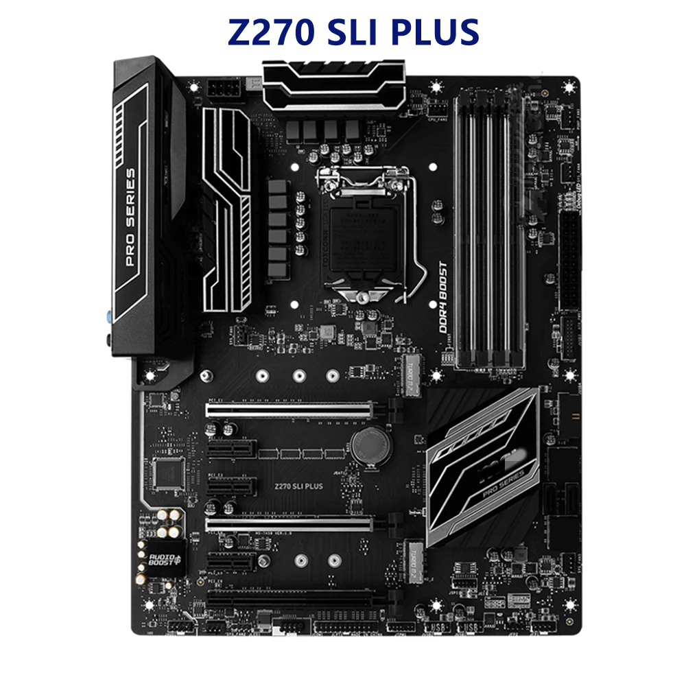 Материнская плата для MSI Z270 SLI PLUS LGA 1151 DDR4 Intel Z27 материнская SATA III USB3.0 PCI-E X16 3 0 б/у |