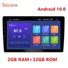 Автомагнитола Seicane, универсальная, 2 + 32 ГБ, Android 10,0, с радио, стерео, GPS, для hyundai, suzkia, vw, toyota, honda, kia, nissan, 2 din, мультимедийный плеер