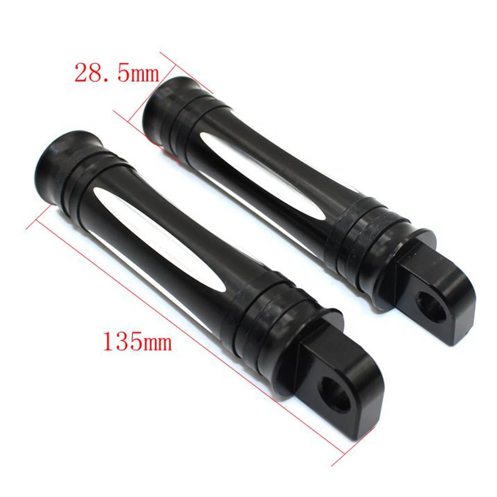 Мотоциклетные универсальные подножки с ЧПУ 2 шт. черная педаль для ног Harley Touring Dyna