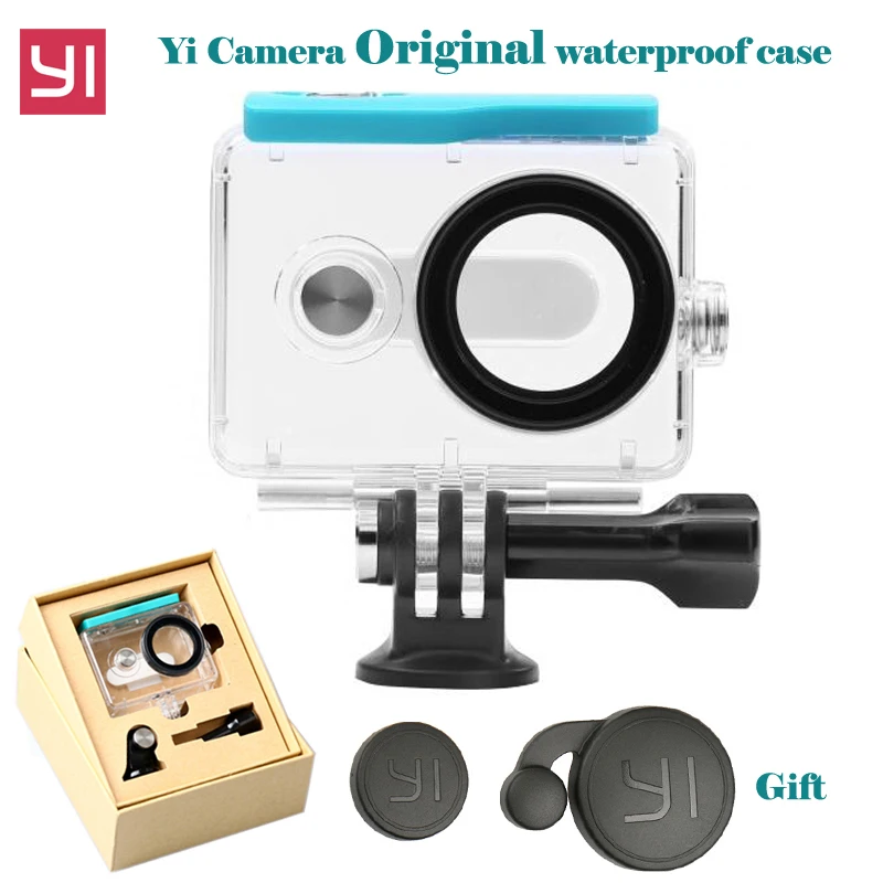 

Оригинальный водонепроницаемый корпус Yi для камеры Xiaomi Yi для дайвинга на глубине 45 м + крышка объектива аксессуары Xiao Mi Yi xiaoyi