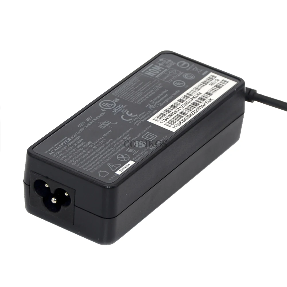 Зарядное устройство для ноутбука Lenovo Thinkpad T450 T450s T460 E460 E465 E470C 65 Вт 20 в 3 25 А