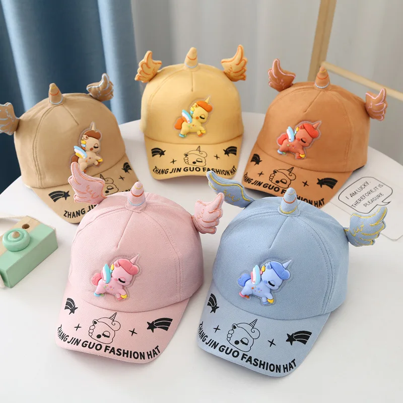 

Autuman Kids Cap New Cartoon Pony Casual Boys Girls Baseball Caps Adjustable Outdoor Children Sun Hat Unisex Visors 1-7 Years