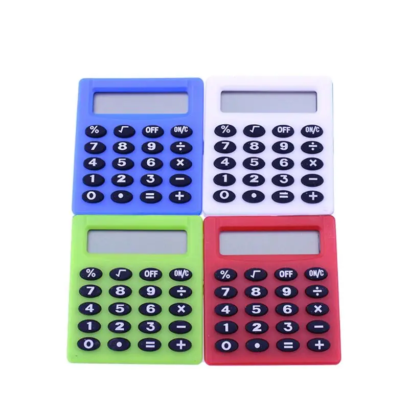 

Портативный электронный мини-калькулятор xiaomi, калькулятор карамельных цветов для студентов и школьников