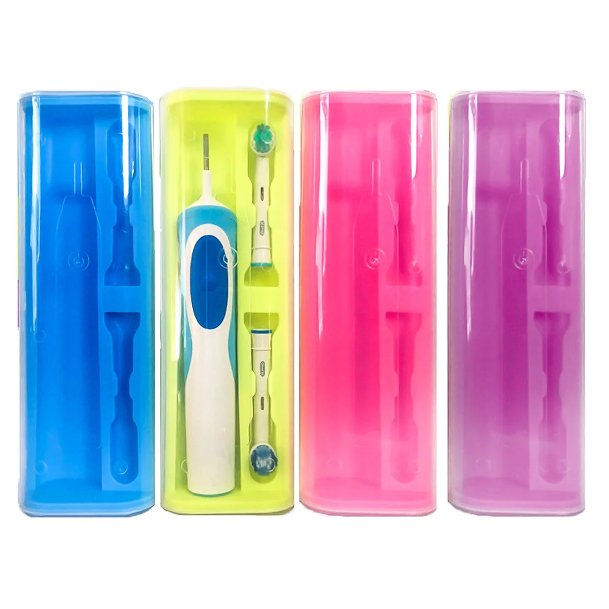 Еда Класс PP + резиновый Зубная щётка держатель портативная зубная щетка для