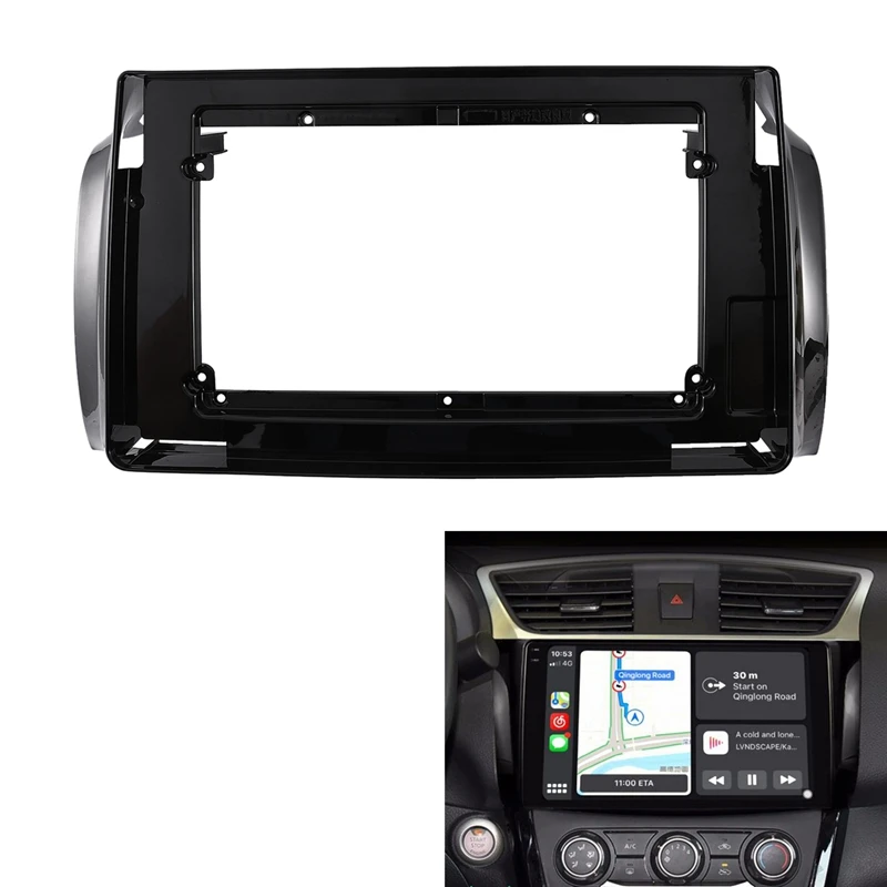 

10.1 Inch Car Radio Fascia for Nissan Sylphy Sentra 2012-2017 Dashboard Installation Trim Kit Frame Stereo Panel