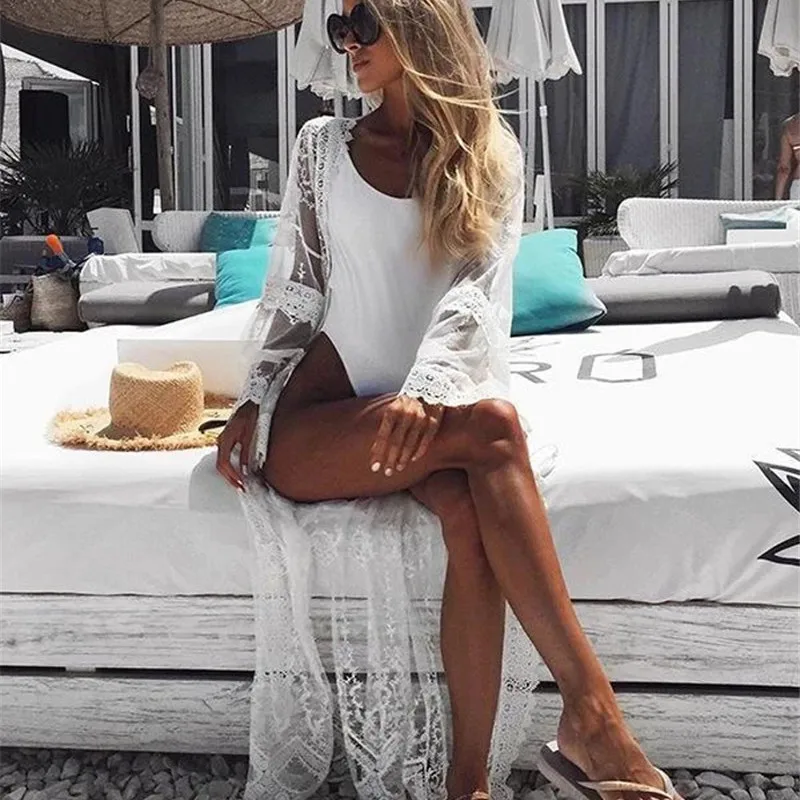 Пляжное платье Cangue купальник кафтан туника парео женская сексуальная юбка