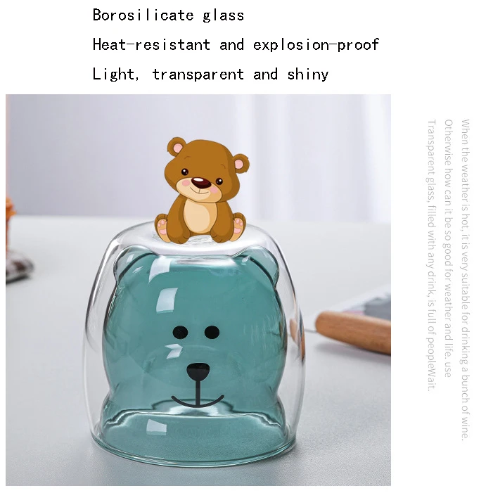 250 мл с двойными стенками прозрачная стеклянная чашка креативные Носки рисунком
