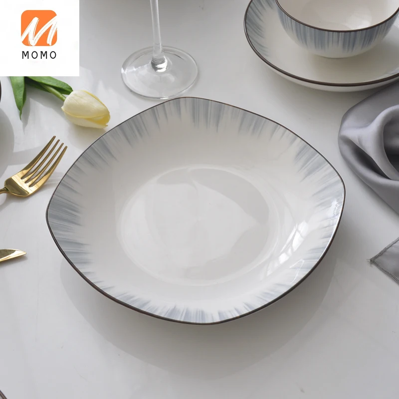 

Ceramic Bowl and Dish Tableware Set Creative Bowls and Dishes Bowl and Chopsticks Set Simple Bowl Set Combination