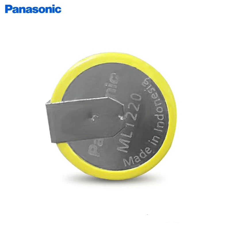 

4pcs/lot Panasonic ML1220 3V Button Batteries Cell ML1220-T6 Lithium Battery with 2 Soldering Pins T6 for laptop motherboard