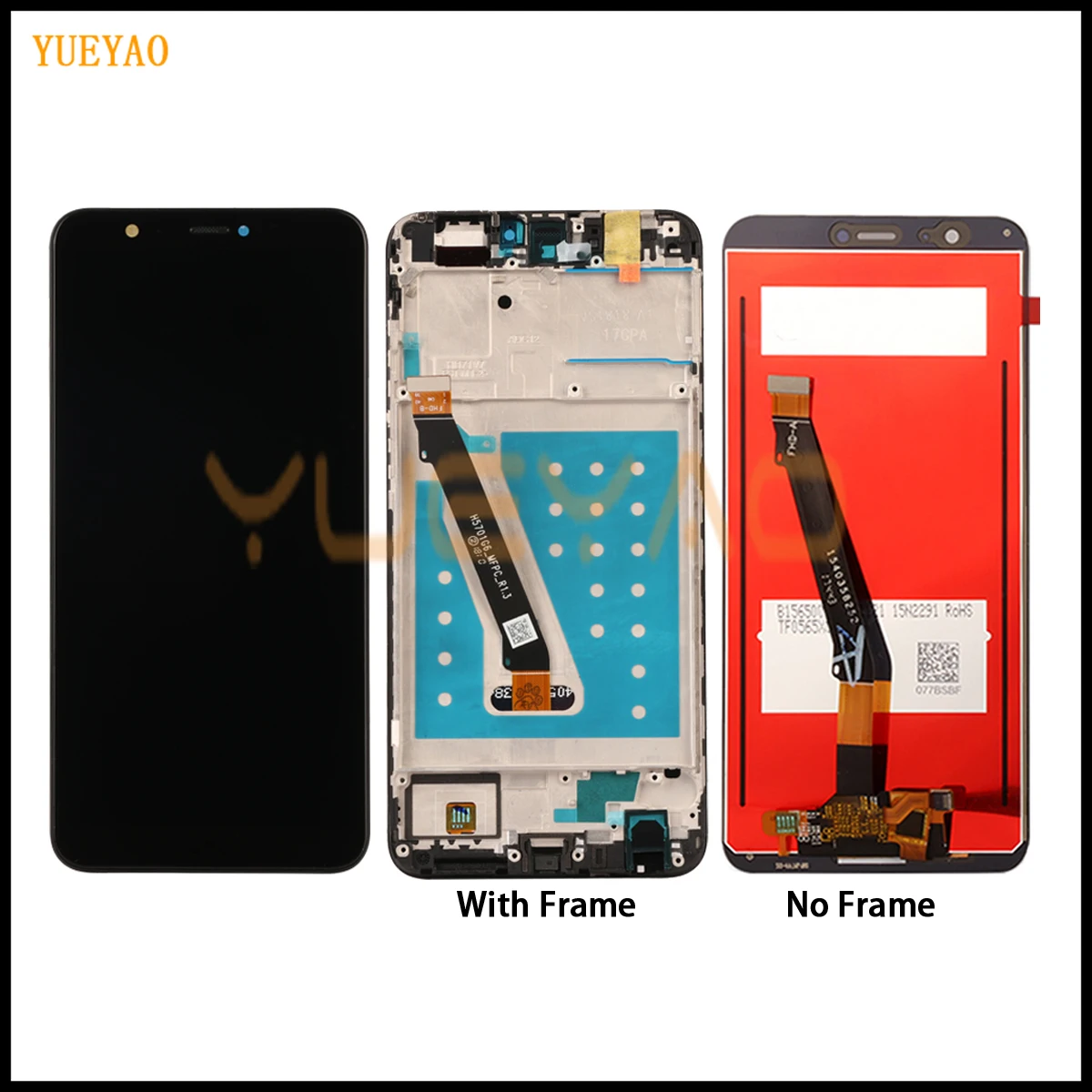 Для Huawei P смарт сенсорный ЖК-экран с рамкой для смарт-дисплей Смарт ЖК-Дисплей Рис