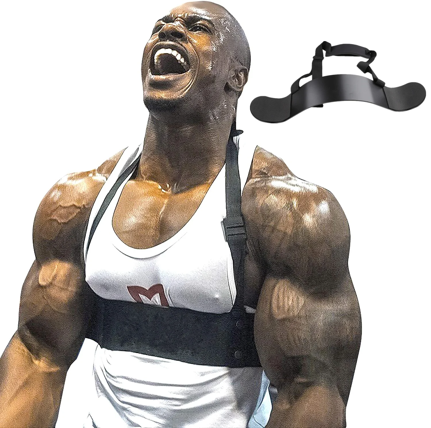 

Weightlifting Arm Blaster Biceps Training Adjustable Aluminum Bodybuilding Gym Curl Triceps Forearm Trainer Fitness Equipment