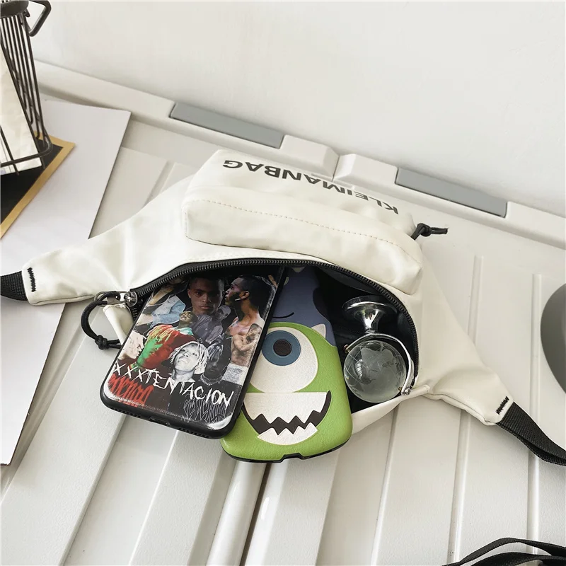 

Trend Nylon Small Chest Bags Unisex Fanny Pack Tooling Men's Shoulder Bag Man Belt Pouch Sports Jogging Phone Waist Bags for Men