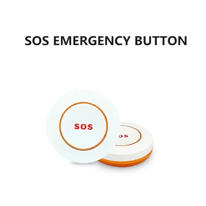 

Wireless Doorbell Button 433MHZ Waterproof SOS Emergency Button Help Alarm For Child/The Aged Compatible with Home Safe System