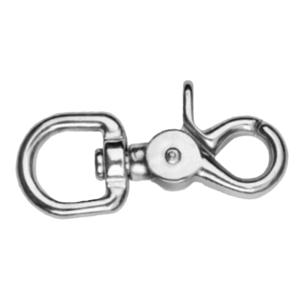 

Swivel Eye Lobster Clasp Clip Fastener Spring Snap Buckle Hook Key Chain