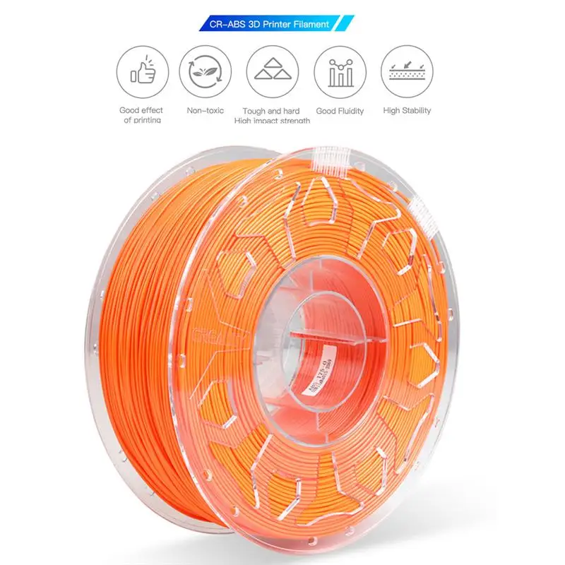 

3D Printer Filament CR-ABS 1.75mm Odorless Eco-friendly Strong Toughness High Stability Filaments 3D Printer Accessories