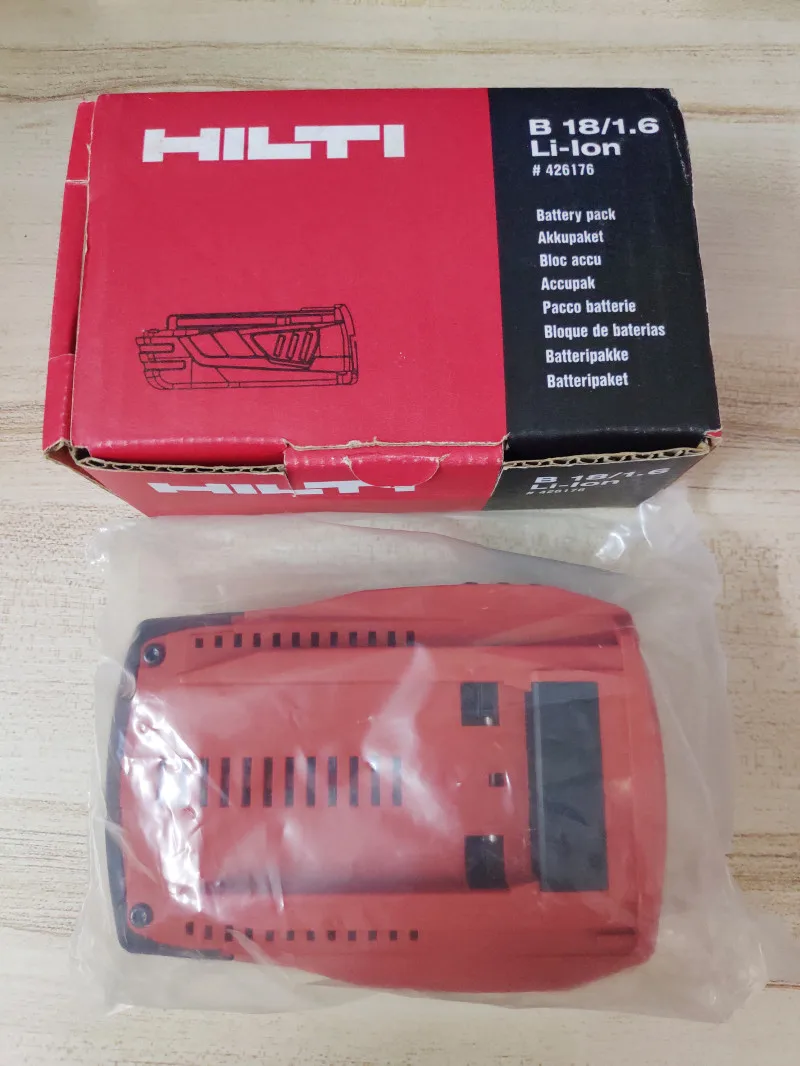 

HILTI B18/1,6 21,6 1600 HILTI C4/36-ACS CPC