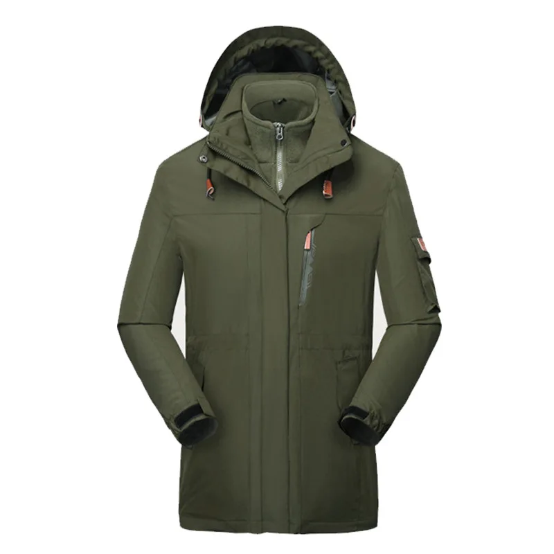 

Новая модная стильная одежда для влюбленных, 21 дюйм, 3 способа платья, водонепроницаемая Повседневная Уличная парка с защитой от холода, муж...