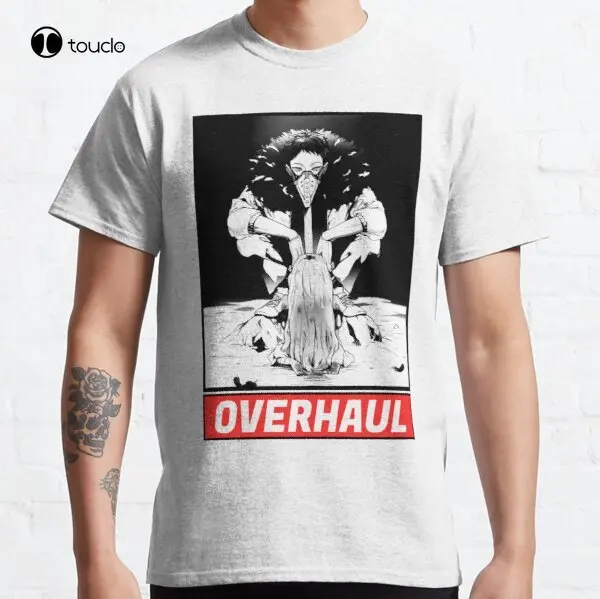 

Overhaul (Boku No Hero) Classic T-Shirt T Tee Shirt Custom Aldult Teen Unisex Digital Printing Tee Shirt Fashion Funny New