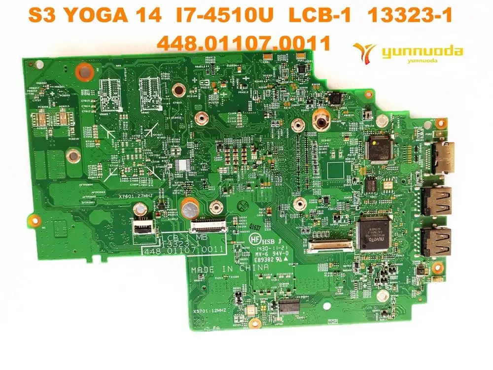 Оригинальный Для Lenovo S3 Йога 14 ноутбук материнская плата I7 4510U LCB 1 13323 448.01107.0011