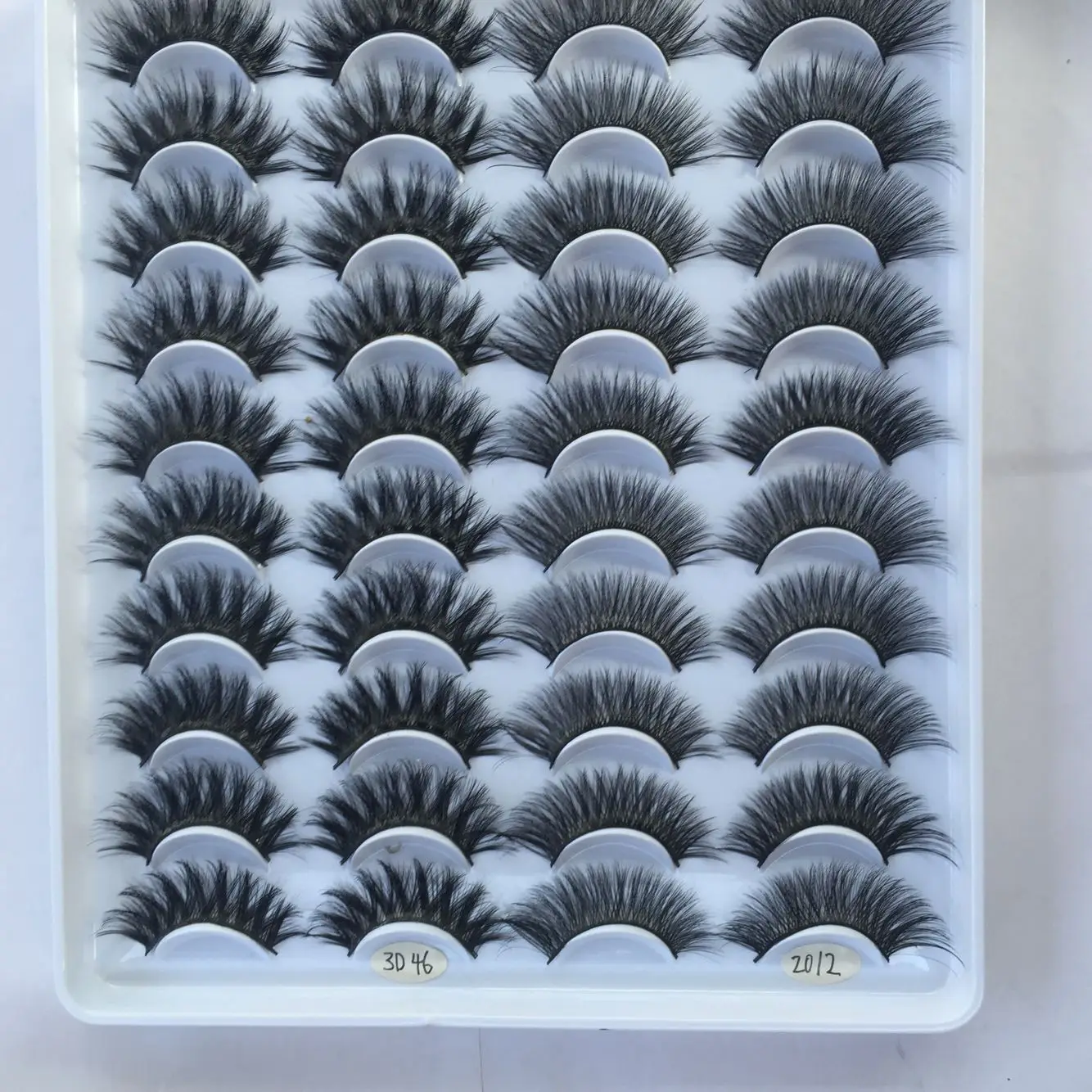 

20 Pairs 3D Mink Lashes Natural False Eyelashes Dramatic Long Wispies Lash Extension Volume Beauty 3D Cilios Postiço
