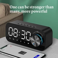 wireless bluetooth speaker alarm clock computer mini high volume subwoofer luminous multi function home desktop small audio