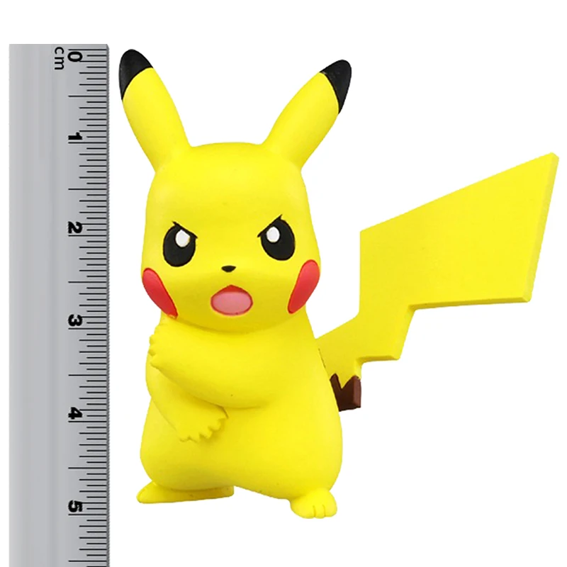 Мини игрушка Takara Tomy Pokemon monglue EX Sun Moon 4 см Коллекционная Фигурка Пикачу Z Move поза