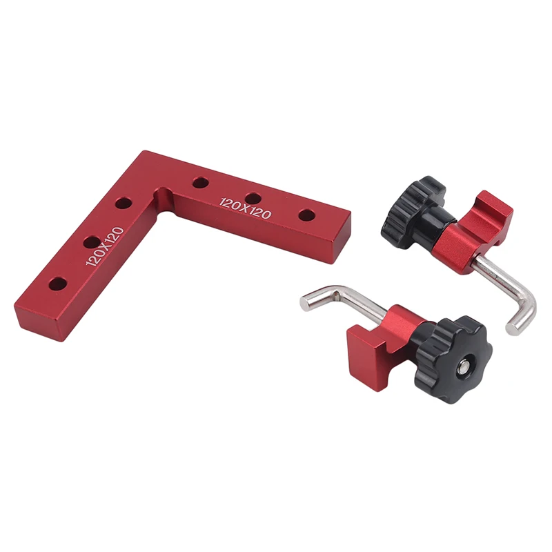 

Aluminum Alloy Square Right Angle 90 Degree L-Shaped Auxiliary Fixture Positioning Panel Woodworking Carpenter Tools Fixing Clip