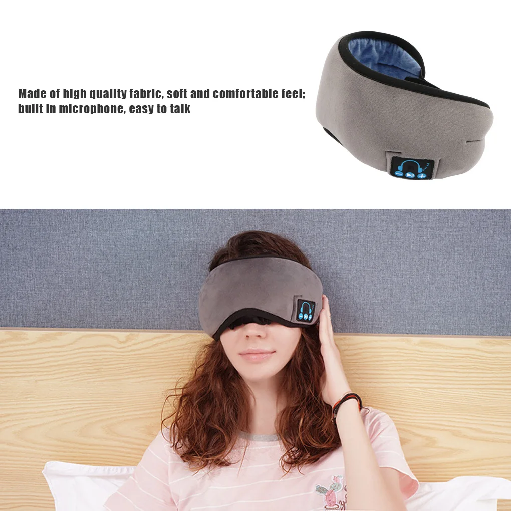 Беспроводные наушники-маски для сна 5 0 с поддержкой Bluetooth музыкальный