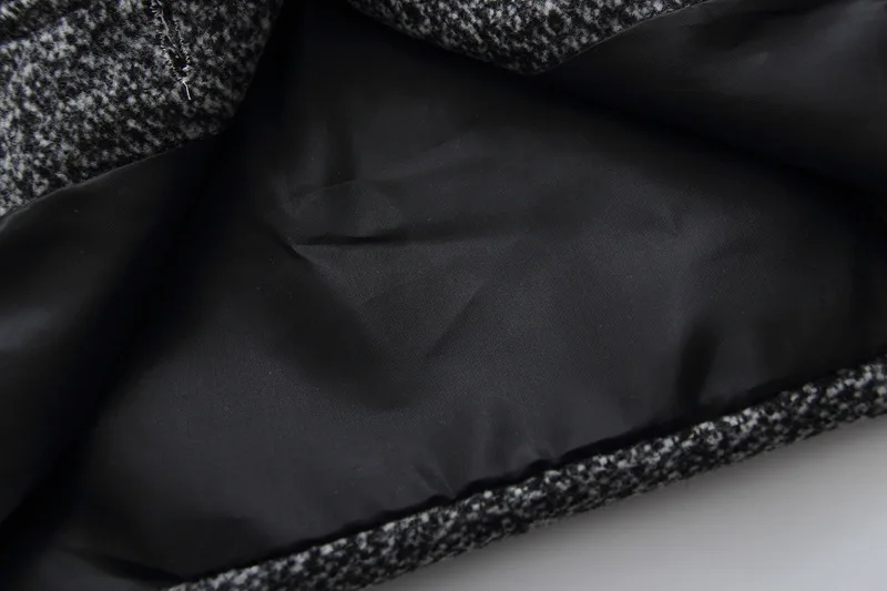 Новое пальто для девочек-подростков на осень и зиму толстые теплые шерстяные