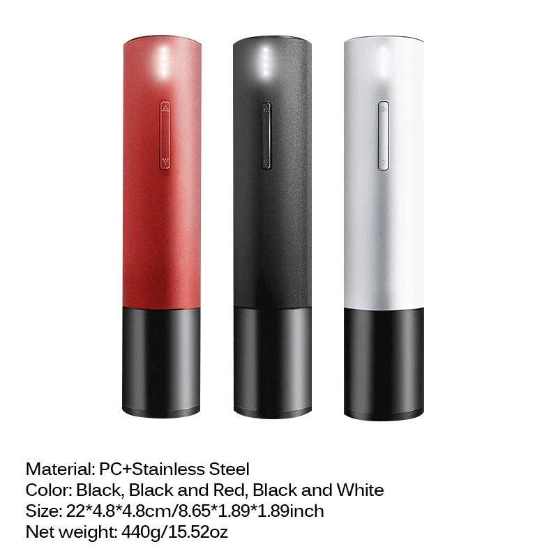 Автоматический штопор для красного вина Электрический фольга резак пробка