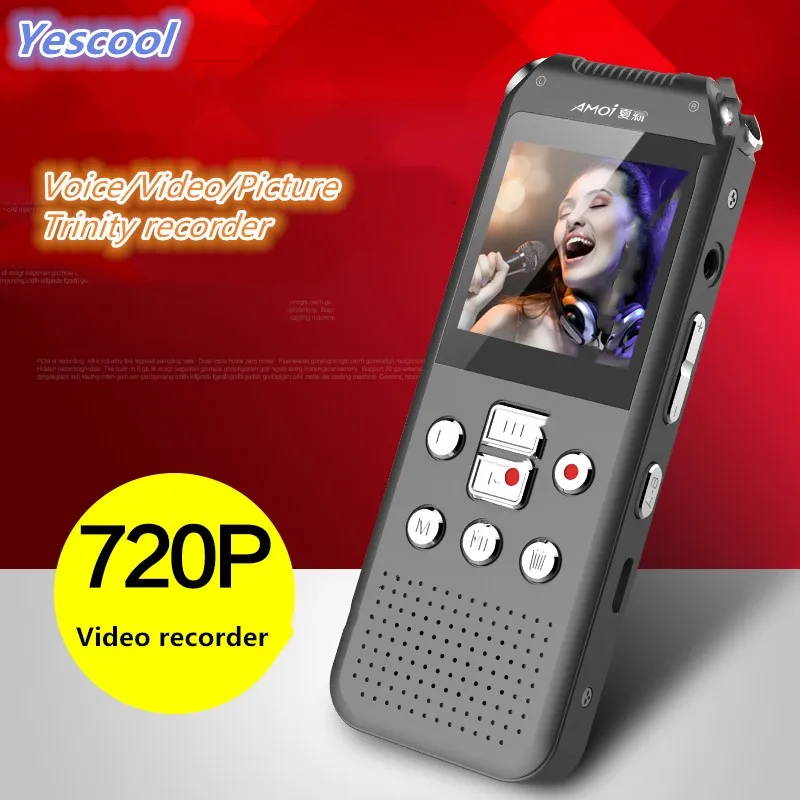 

Amoi A82 Digital Voice Audio Video Recorder 720P minicam Portable camcorder take pictures DVR motion detection Dictaphone