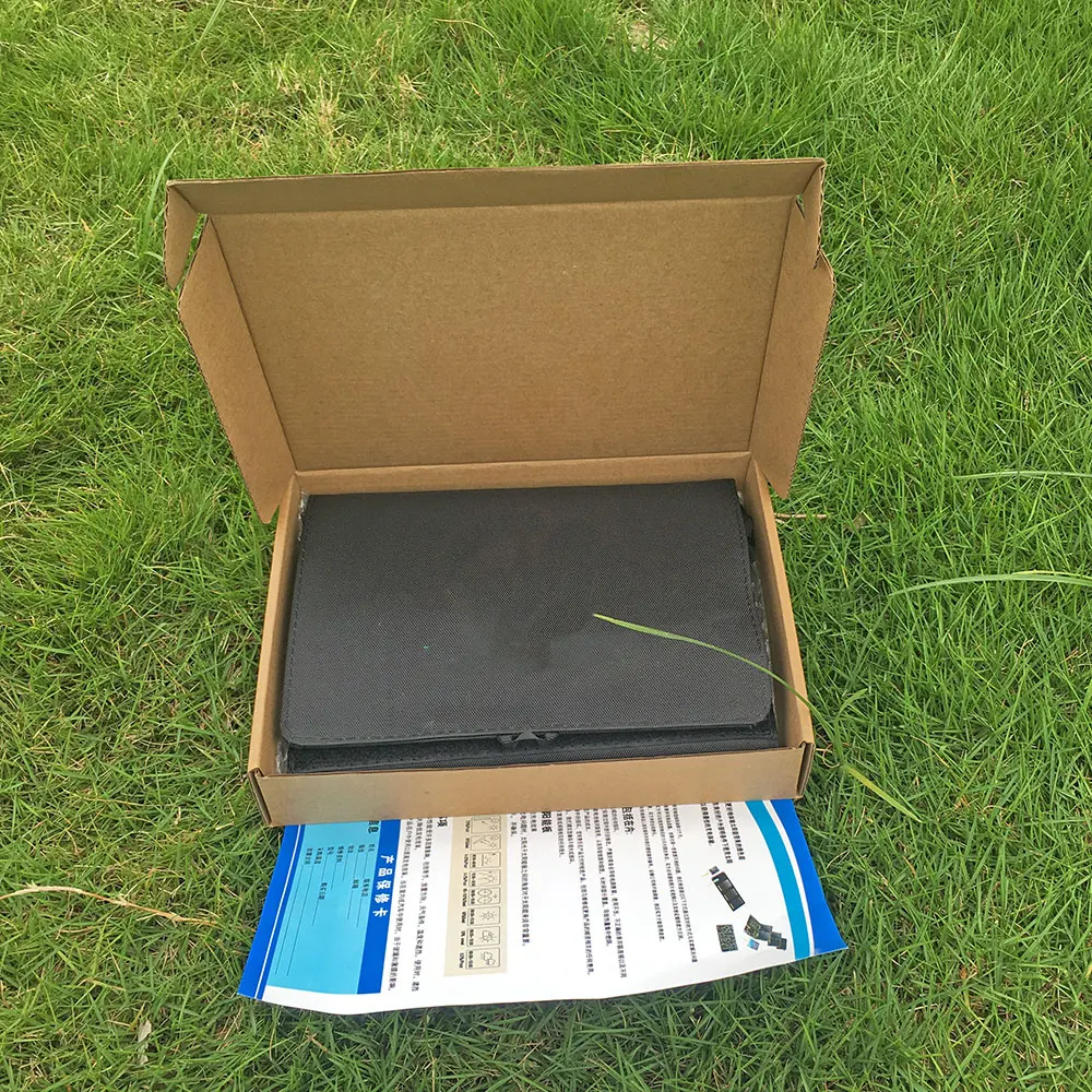 RG складная солнечная Зарядное устройство 14W портативный с быстрой зарядкой