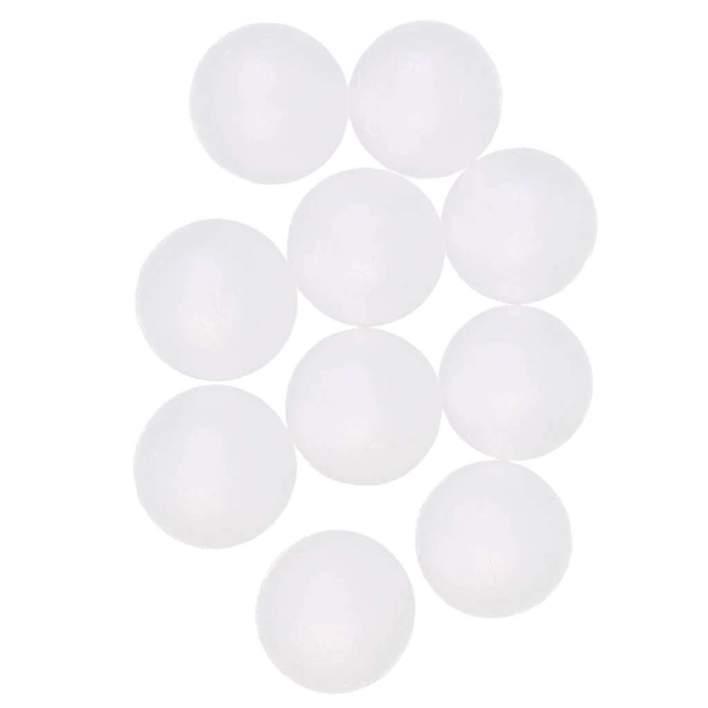 

10x Modelling Polystyrene Styrofoam Ball Spheres Decor Crafts DIY 5cm