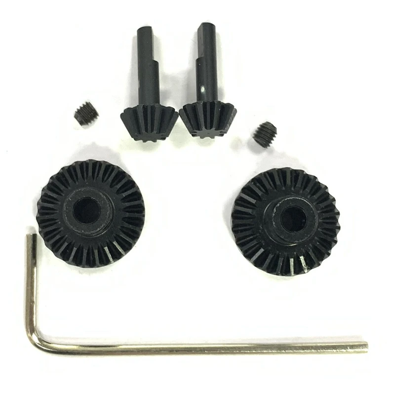 

RC Car Steel Spare Part Upgrade Steel Front & Rear Axle Gear Shaft Driving Gear Set For WPL C14 C24 B14 B24 B16 B36