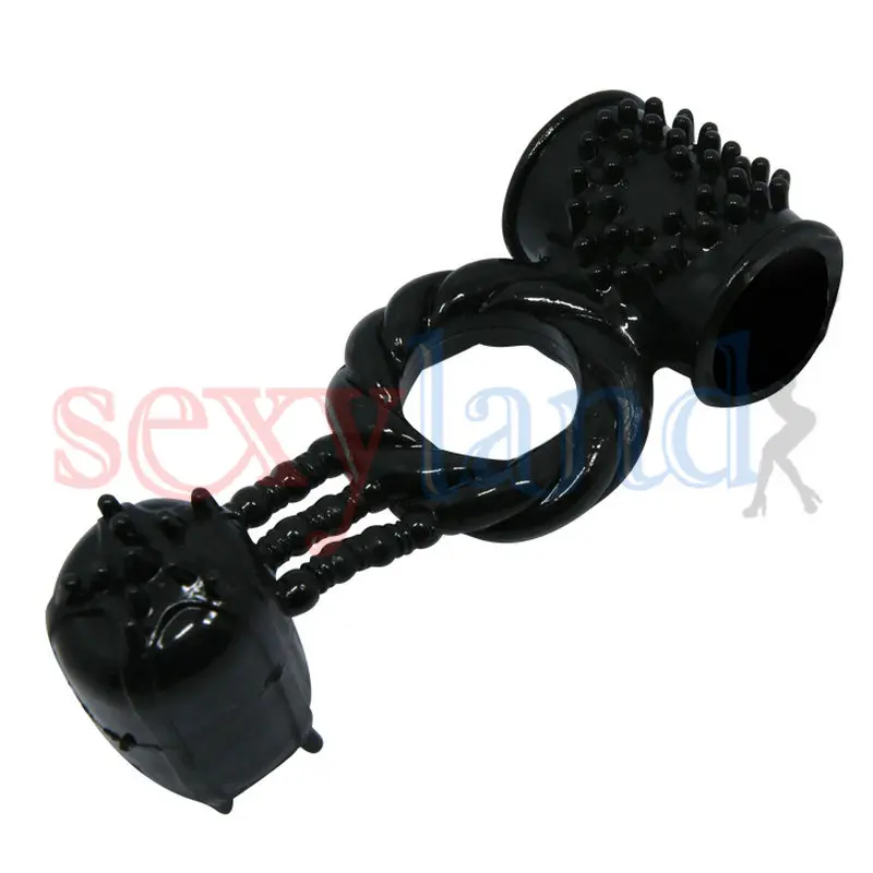Baile Dual Motors мощное мульти-Скоростное кольцо на пенис с вибрацией сексуальные