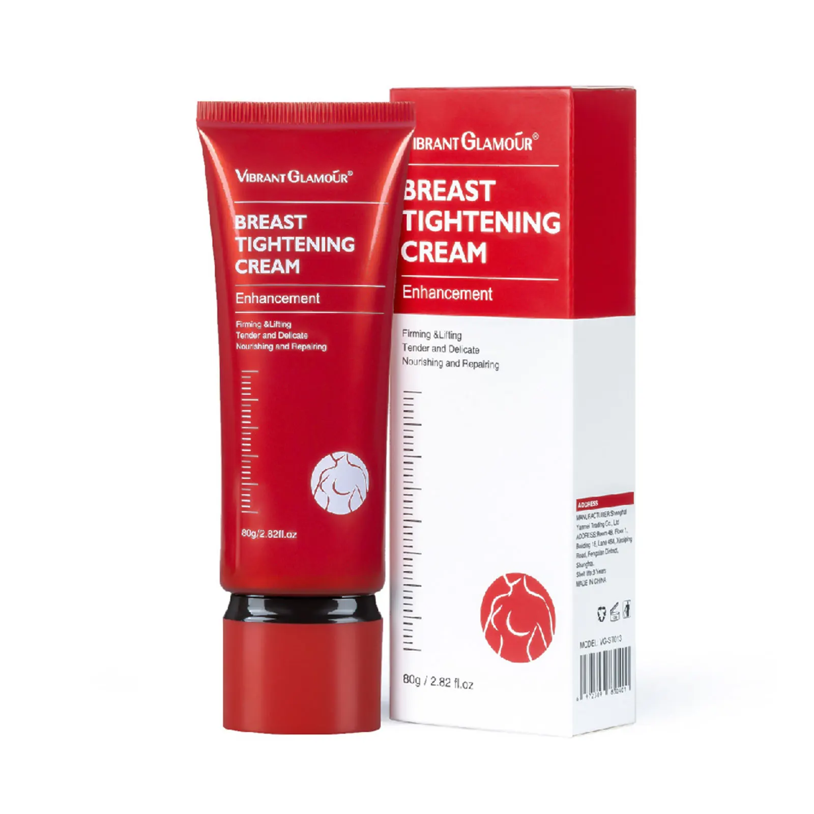 

Breast Tightening Cream Bust Enhancement Promote Boobs Lifting Breast Fast Growth Firming Up Size Chest Care 80g
