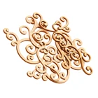 8x деревянные цветущие формы Декор Ремесло Скрапбукинг деревянные подарки украшение