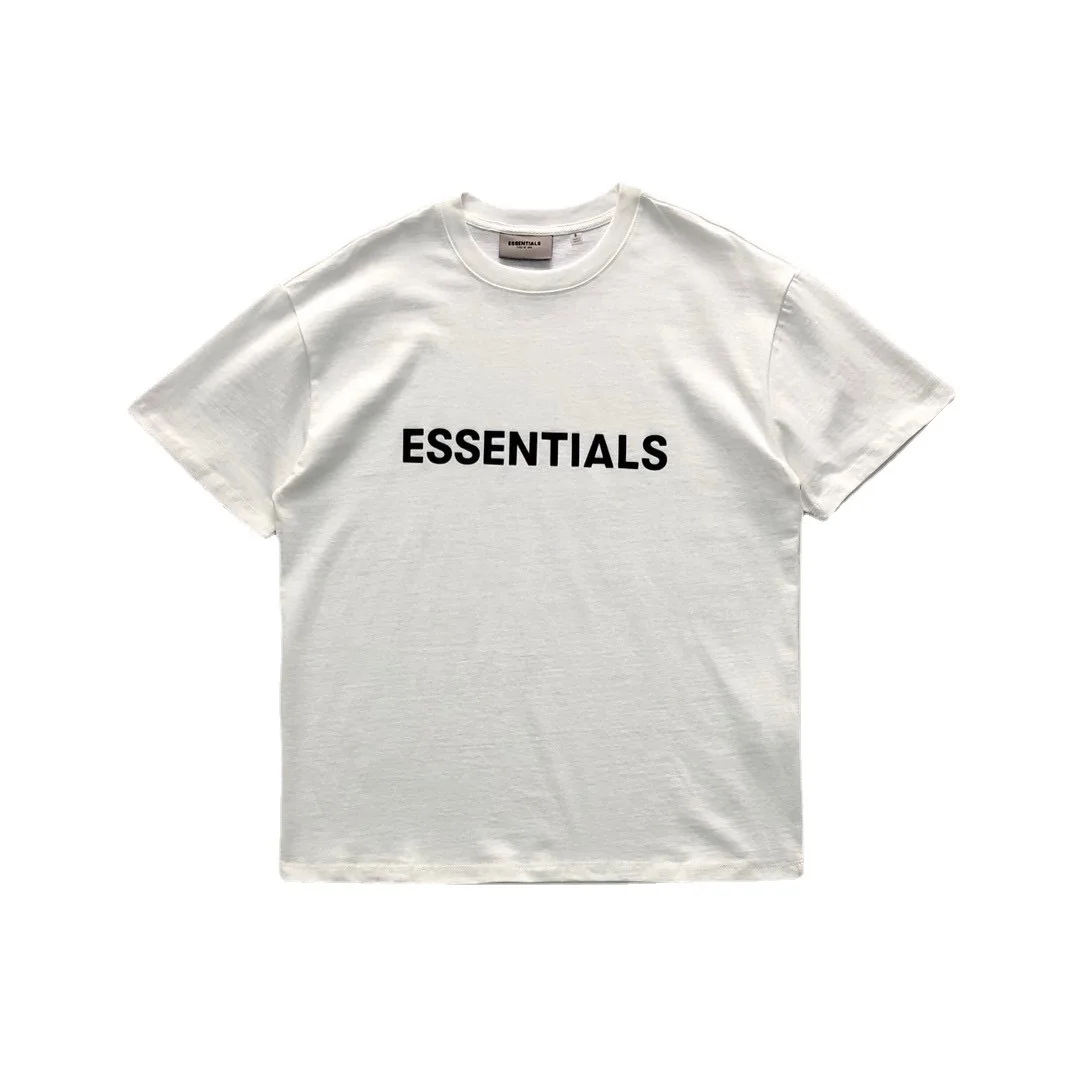 

2021 Short sleeve men's summer relaxed fashion brand 5-sleeve T-shirt fashion Korean version simple and versatile couple T-shirt