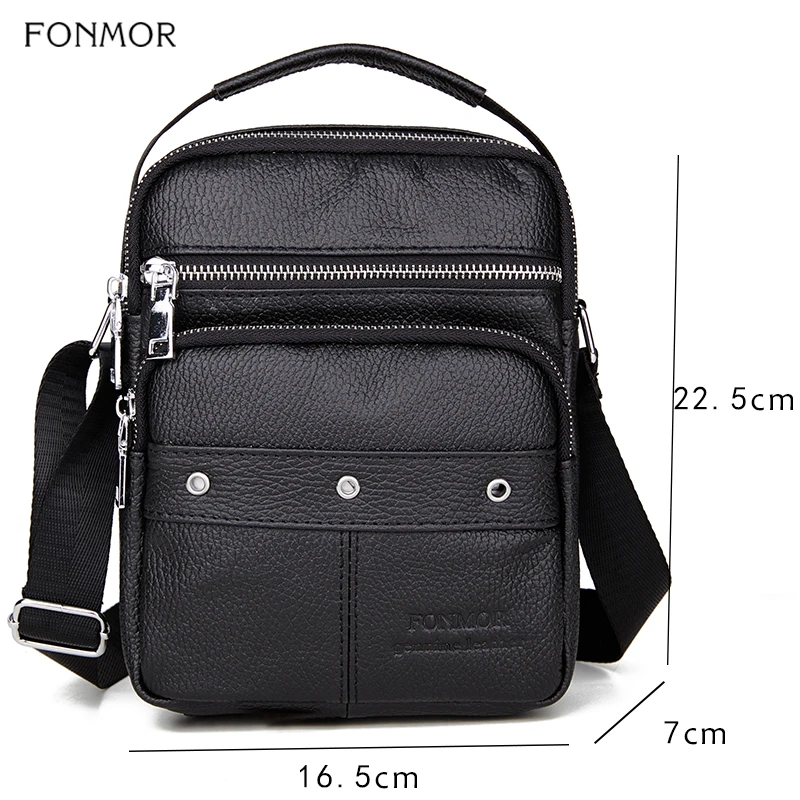 Сумка мессенджер на плечо Fonmor Мужская из 2019 натуральной воловьей кожи| |