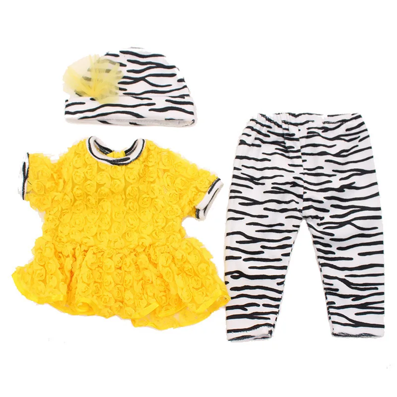Reborn Dolls Одежда для новорожденных кукла подходит для 18-25 дюймов 48-60 см Силиконовые Детские Куклы костюм высокое качество вся хлопковая одежда
