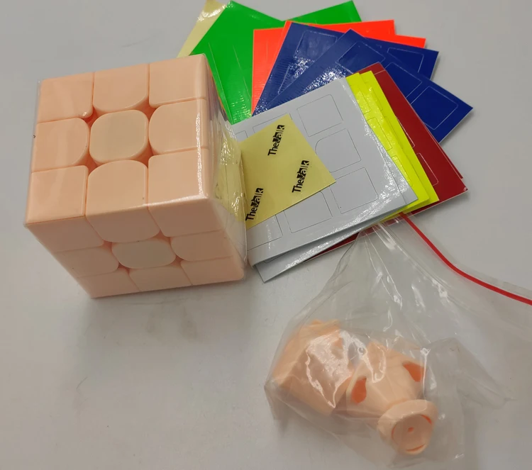 Mofangge в valk3 мини 4.74 см 3x3 куб юбилейное издание Cubo magico черный/Stickerless-яркий/ белый
