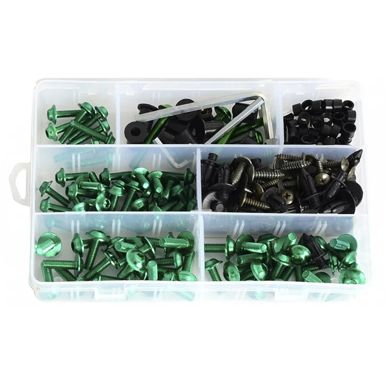 Практичный 251 шт мотоцикл обтекатель Болты Комплект бодикон крепеж зажим винты