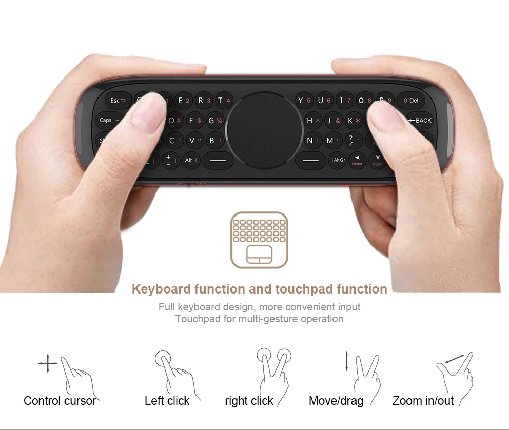 W2 Fly Air mouse голосовой пульт дистанционного управления микрофон 2,4G Беспроводная мини клавиатура гироскоп для Smart Android tv box Projecter pk mx3
