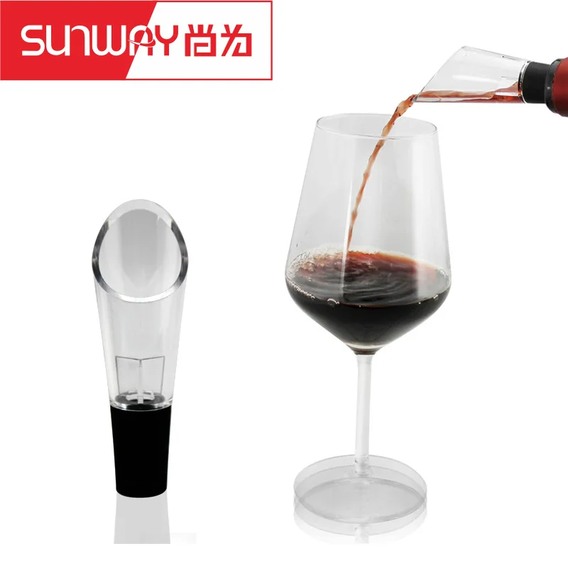 

Wine pourer wine stopper pourer stainless steel wine bottle pourer ttlife red wine aerating pourer