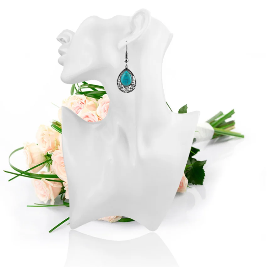 Популярные посеребренные капли воды зеленая бирюза камень серьги для женщин